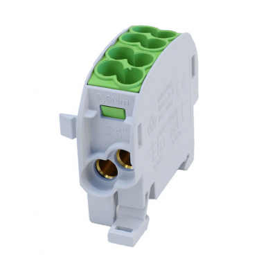 Μπλοκ Διανομής & Διακλάδωσης Αγωγών Cu/Al 2x25mm² / 2x16mm² 1000V 81501005